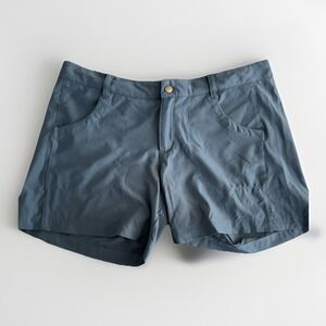 Patagonia Happy Hike Shorts 21230 Womens 12 Blue Hiking Camping Fishing